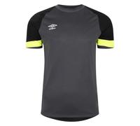 (S, Black/Yellow) Umbro Mens Logo Goalkeeper Jersey