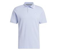 (S, Blue) Adidas Mens Go-To Primegreen Golf Polo Shirt