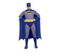 (S, Blue/Grey) Batman Mens Logo Costume