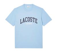 (S, Blue) Lacoste Unisex Adult Arched Logo T-Shirt