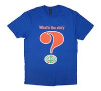 (S, Blue) Oasis Question Mark Band Logo T Shirt