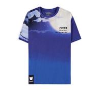 (S, Blue) Pokemon Gengar All Over Print T Shirt