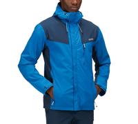 (S, Blue) Regatta Mens Birchdale Waterproof Hooded Outdoor Walking Hiking Jacket Coat