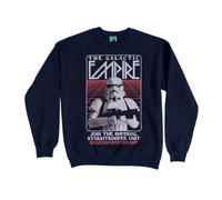 (S, Blue) Star Wars Unisex Adult The Galactic Empire Sweatshirt