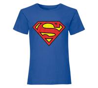 (S, Blue) Superman Unisex Adult Logo T-Shirt