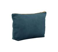 (S, Blue Topaz) Bagbase Velvet Accessory Bag