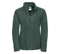 Russell Women's Full Zip Outdoor Fleece Jacket in Bottle Green | Size: Small Russell Bottle Green S