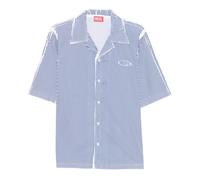 S-Brack Qmbz Shirt - male - Diesel - Short Sleeve Shirts - Blue - M - Shirts M