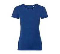 (S, Bright Royal Blue) Russell Womens/Ladies Organic Short-Sleeved T-Shirt