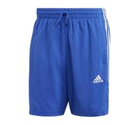 (S, Bright Royal/White) Adidas Mens 3 Stripes Shorts