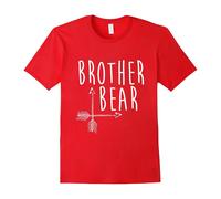 (S) Brother Bear T-Shirt Fun Family Portrait Mama and Papa Bear-Father's Day