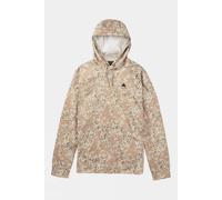S Burton Mens Oak Pullover Hoodie Taupe Size
