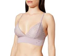 S by Sloggi Women's Seven Bralette Longline Padded Bra, Sea Fog, XS