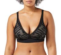S by Sloggi Women's Seven P Padded Bra, Black, L