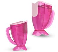 S.C. Products Fish Shampoo Kids Rinse Cup | Tear-Free Baby Rinser Cup and Bath Pail for Kids - Durable, BPA-Free, Safe, and Ergonomic Design for Bathing | Pink