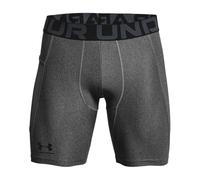 (S, Carbon Heather) Under Armour Mens HeatGear Fitted Compression Shorts