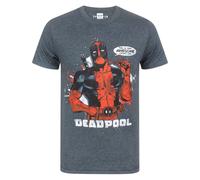 (S, Charcoal) Deadpool Mens This Is What Awesome Looks Like T-Shirt