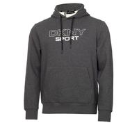 (S, Charcoal Marl) DKNY Mens 2021 South Street Breathable Soft Feel Hoodie Cotton Blend Hoody