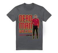 (S, Charcoal) Star Trek Mens Dead Man Walking T-Shirt