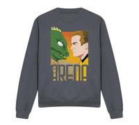 (S, Charcoal) Star Trek Unisex Adult Arena Sweatshirt