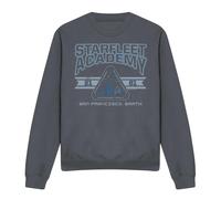 (S, Charcoal) Star Trek Unisex Adult Starfleet Academy Earth Sweatshirt