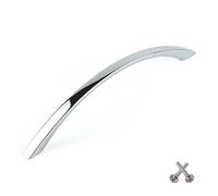 S Chrome Bow Kitchen Cabinet Door Handle, Cupboard Drawer Bedroom furniture handles 160mm
