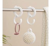 S Closet Hooks - S Hooks with Buckle | Hat Hangers for Wall | Heavy-Duty PP S-Shaped Hanger for Underwear Toilets Bathrooms and Balconies, Strong High-Grade Organizer for Bags and Men's Clothing