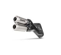 Akrapovic Slip-On Line Titanium Rear Silencer, silver