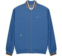 (S, Dark Blue/Sand) Lambretta Mens Triple Tipped Monkey Zipped Bomber Jacket
