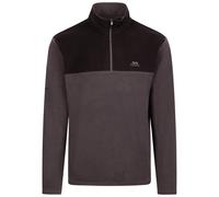 (S, Dark Grey) Trespass Men's 1/2 Zip Neck Fleece - Curtiston