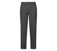 (S, Dark Heather) Fruit Of The Loom Mens Open Hem Jog Pants / Jogging Bottoms