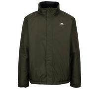 (S, Dark Vine) Trespass Mens Padded Jacket With Hood Farmcott