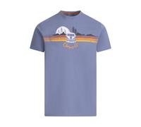(S, Denim Blue) Trespass Mens Cromer II Printed Casual T-Shirt