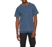 (S, Denim) Brave Soul Mens Short Sleeve Zip Side T Shirts