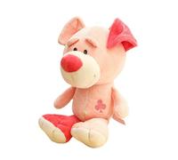 (S Dog) Animal Plush Doll Cute Pink Color Bunny Puppy Elephant Lion Doll Plushies Sofa Decoration PP Cotton