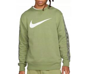 S DX2029 334 Nike Sportswear Repeat Sweatshirt Jumper Crew Neck Genuine