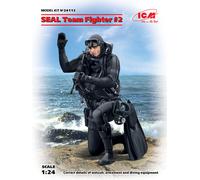 S.E.A.L. Seal Team Fighter #2 (100% New Molds) 1:24 Plastic Model Kit ICM