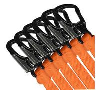 S.E.PEAK Speedline Kit, 1-Inch 29kN Nylon Sling with CE 25kN Snap Hook,for Arborist,Tree Work,Rigging System (26", 6 Pack)