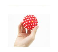 (S) Environmental PVC Pet Toy Ball Random Colors Internal Sound Air Bag Help Grind Teeth Promote Relationship with Pets