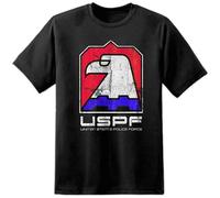 S Escape from York Uspf Eagle Logo T Shirt Snake Plissken DVD Black XL