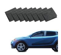 S.F.Pachira 8 Pack Nano Sparkle Cloth for Car Scratches, Multi-Purpose Nano Magic Cloth, 2024 Upgrade Scratch Remover for Repair Small Scratched All Car (Black Gray, 20x10cm)