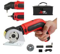S&F Stead & Fast - 4V Box Cutter Electric Cordless Cardboard Scissors Electric Cutter with Case for Crafts, Leather, Paper