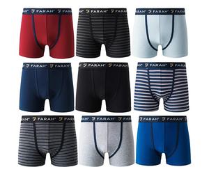 (S) Farah Mens Designer Boxer Shorts / Trunks 6 Pack