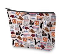 S Feld Lover Gift The Sea was Angry Makeup Bag Funny Comedy Series Gift 90's Sitcom Canvas Zipper Pouch (The Sea was Angry)