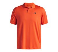(S, Fire) Under Armour Mens Performance Breathable Athletic Polo Shirt