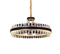 s Fixture, LED Postmodern Round Chandelier Hanging with Highly Translucent Crystal Suspension Luminaire Lamp Dinning Room Fixtures Lighting Interesting Life