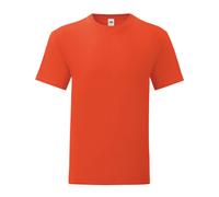 (S, Flame) Fruit Of The Loom Mens Iconic 150 T-Shirt