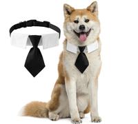 (S) Formal Dog Tu*edo Bandana Ties Adjustable Neckerchief Pet Bow Tie for Wedding Party