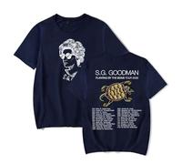S.G. Goodman Planting by The Signs Tour Merch T-Shirt Unisex Stylish Crew Neck Short Sleeve Top (Navy,L)