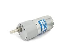 S.G.M RS545 Geared electronic starter DC 12V-24V 270RPM Slow Speed Large Torque Full Metal Gearbox Small Gear electronic starter D-shaft ICXLPMC